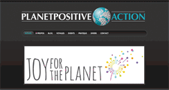 Desktop Screenshot of planetpositiveaction.com
